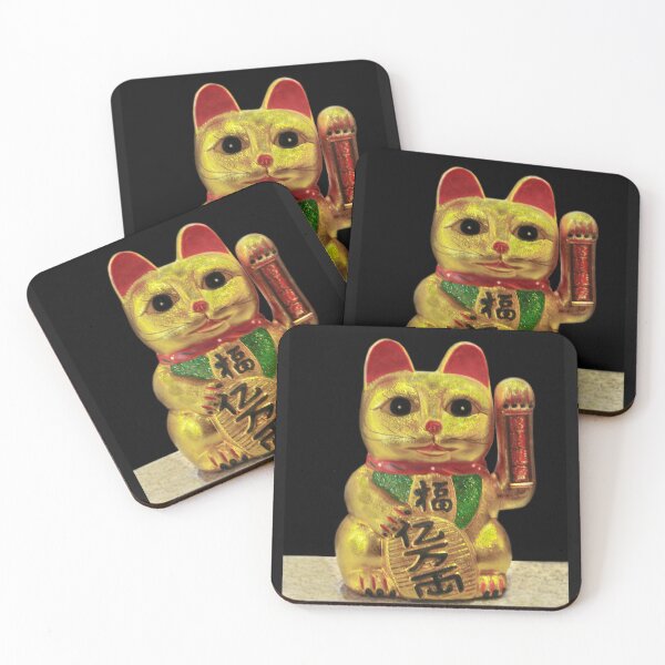 Item preview, Maneki-neko for Good Luck! ( Japan 1876) designed and sold by heatherfriedman.