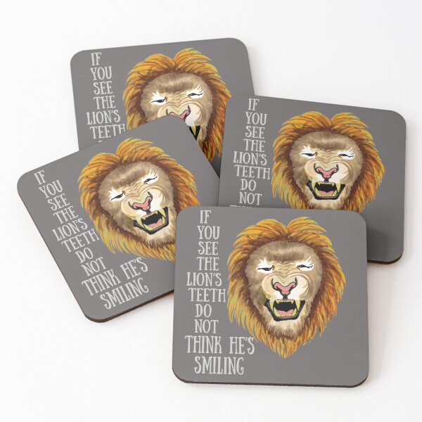 Item preview, Lion, If You See The Lion's Teeth Do Not Think He's Smiling designed and sold by Lighvision.