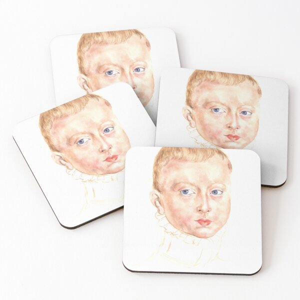 Item preview, Study of "Portrait of Prince Alexander of Saxony" By Lucas Cranach the Younger, Watercolour on Paper designed and sold by Victoria Walford.