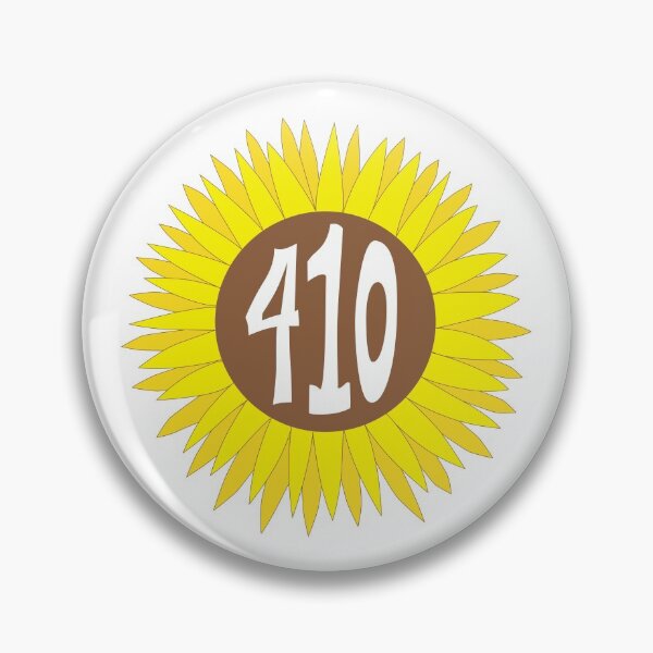 Item preview, Hand Drawn Maryland Sunflower 410 Area Code designed and sold by itsrturn.