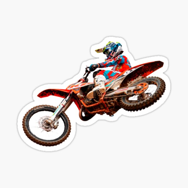 Dirt Bike Jumping Pegatina
