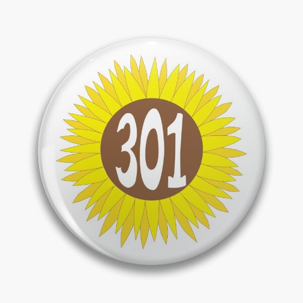 Item preview, Hand Drawn Maryland Sunflower 301 Area Code designed and sold by itsrturn.