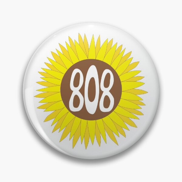 Item preview, Hand Drawn Hawaii Sunflower 808 Area Code designed and sold by itsrturn.
