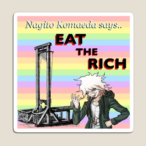Vista previa del artículo con la obra «comer los ricos», diseñado y vendido por irumatsu.