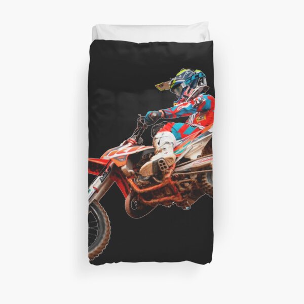 Dirt Bike Jumping Ktm Housse de couette
