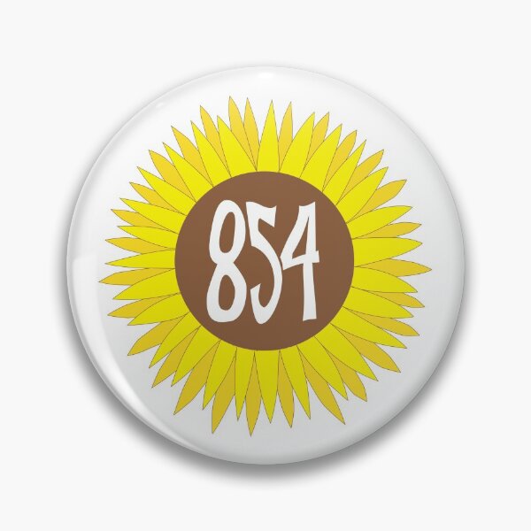 Item preview, Hand Drawn South Carolina Sunflower 854 Area Code designed and sold by itsrturn.