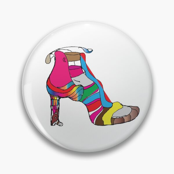 Item preview, Rainbow Colored Shoe Design, TeresaTown at Redbubble 2020 designed and sold by Mark Stansberry.