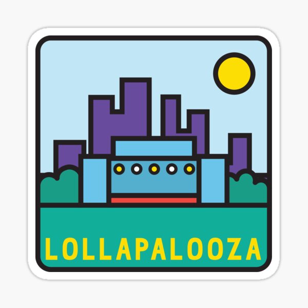 Lollapalooza Festival Sticker Sticker