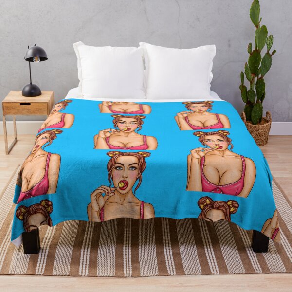 Artikelvorschau, Sexy Frau der Pop-Art mit Saugerentwurfs-Geschenkidee entworfen und verkauft von BRtisticDesigns.