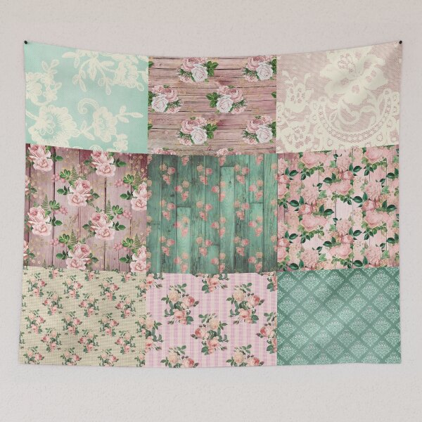 Item preview, Shabby Chic Quilt Pattern designed and sold by aprincessinsp.