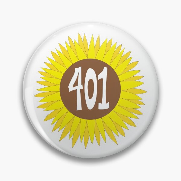Item preview, Hand Drawn Rhode Island Sunflower 401 Area Code designed and sold by itsrturn.