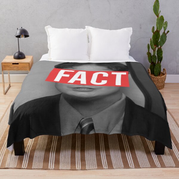 Item preview, Dwight US Office Fact Black & White designed and sold by Pun-and-run.