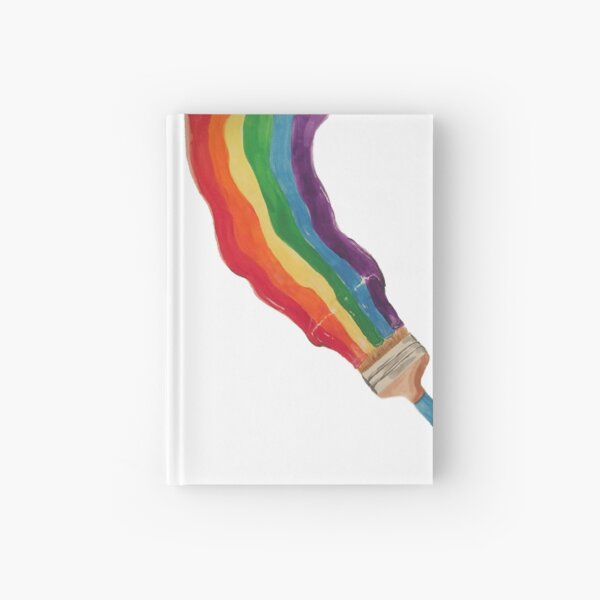 Painting a Rainbow Hardcover Journal
