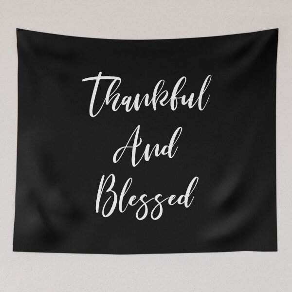 Item preview, Thankful And Blessed - Thanksgiving - Fall - Thankful - Thanksgiving Gift - Funny Thanksgiving designed and sold by Rainwater Merch.