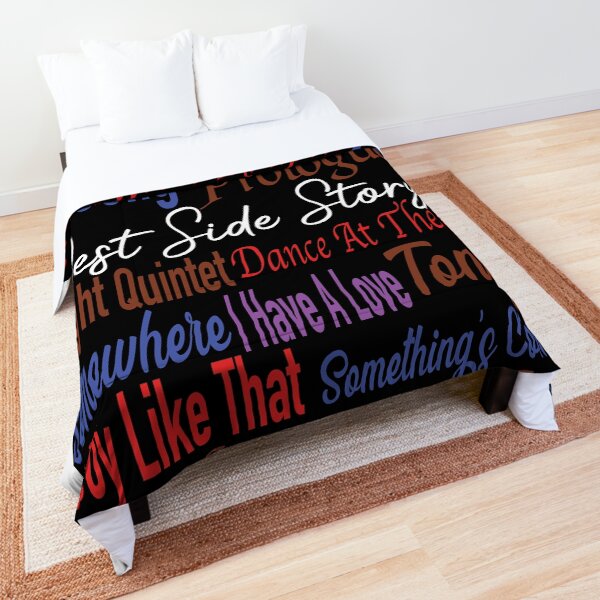 Artikel-Vorschau von West Side Story Songtitel, designt und verkauft von broadwaycantdie.