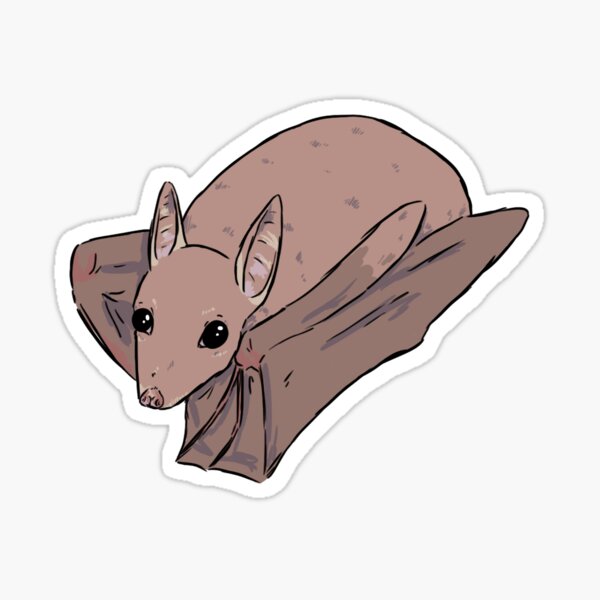 Item preview, Dwarf Epauletted Fruit Bat designed and sold by Mozzarellabits.