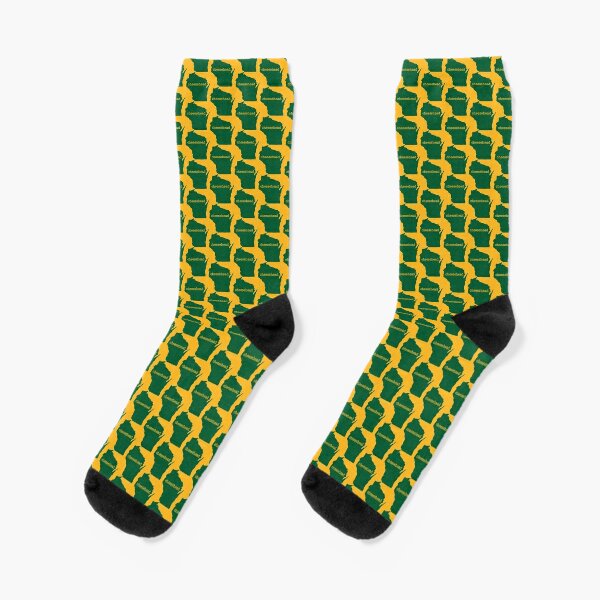 Interception Crew Socks Green Bay Packers