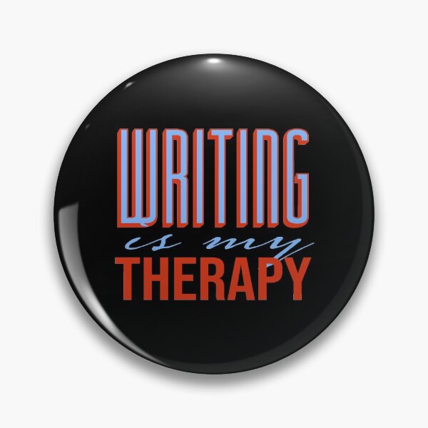 Item preview, Writing Is My Therapy designed and sold by MaplewoodMerch.