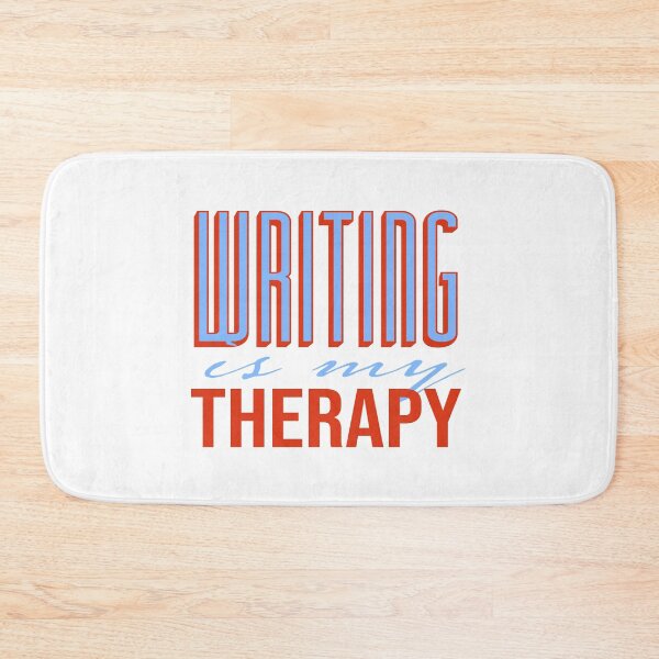 Item preview, Writing Is My Therapy designed and sold by MaplewoodMerch.