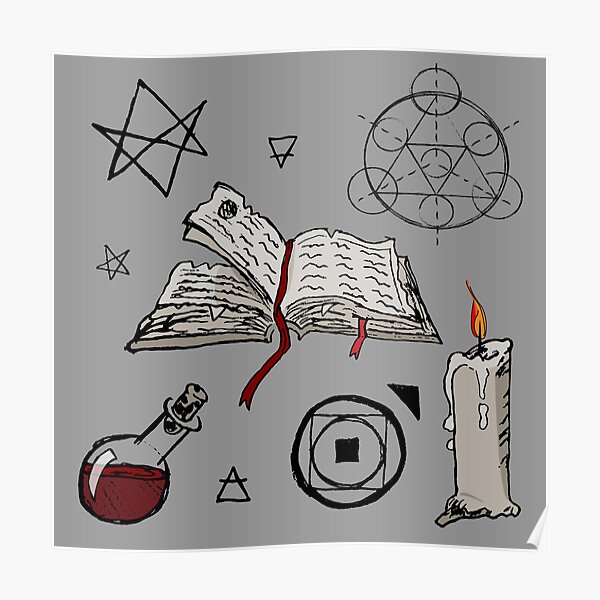 Tremere Clan Pattern (Vampire: The Masquerade) Poster