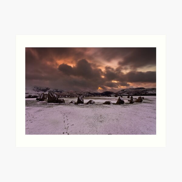 Castlerigg Winter Sunrise Art Print