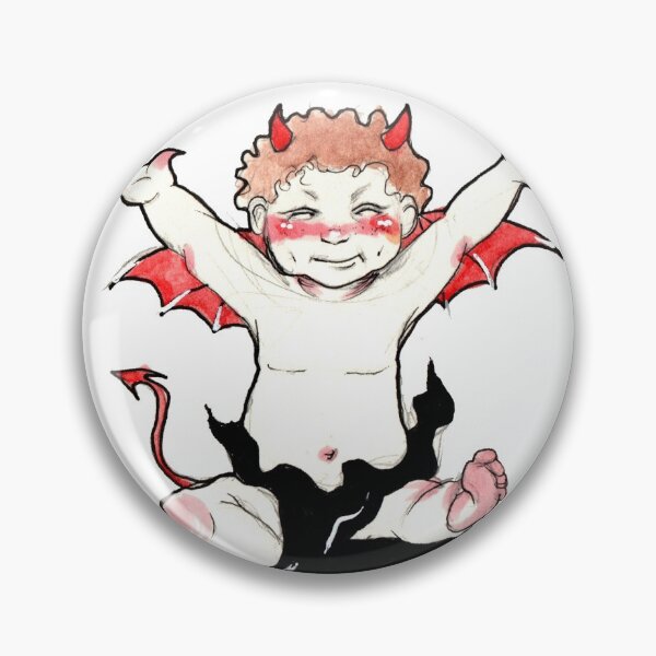 Item preview, Bat cherub sticker 1 designed and sold by shopCAOS.