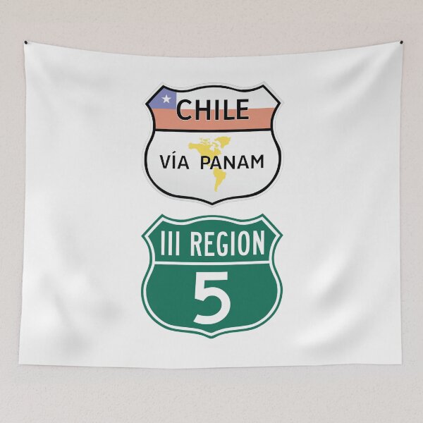 Item preview, Chile Route 5 Highway Signs designed and sold by travelwitheric.