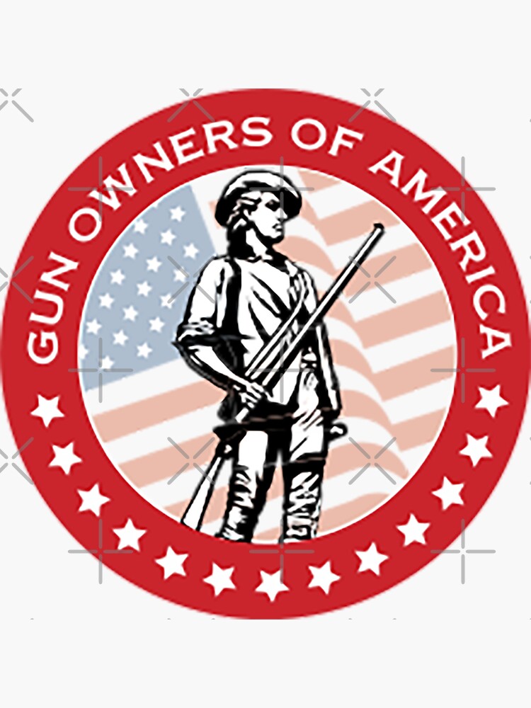 "Gun Owners of America " Sticker for Sale by unionpride Redbubble
