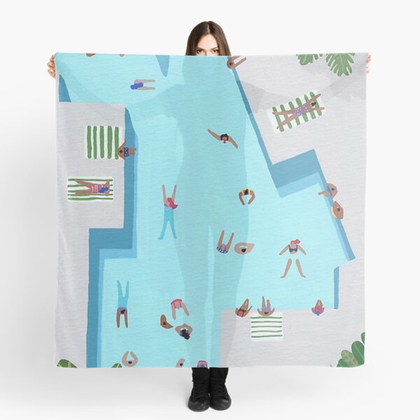 Crisp cut swim Scarf
