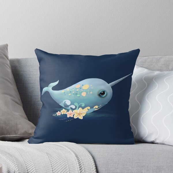 Item preview, Nala the Shy Narwhal designed and sold by Karin Taylor.