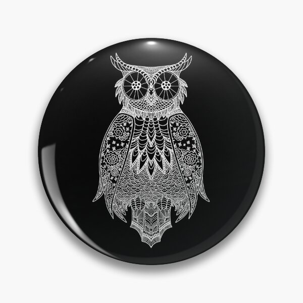 Item preview, Owl Lineart White designed and sold by ChePanArt.