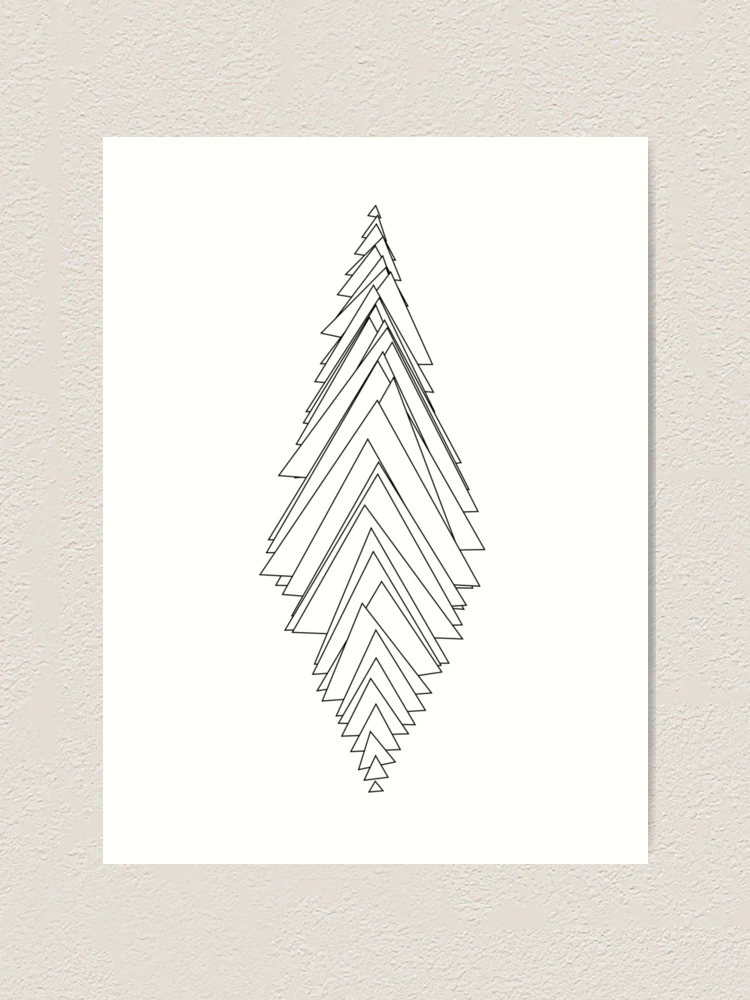 Thumbnail 1 of 3, Art Print, Pyramid Rows designed and sold by Triceratops.