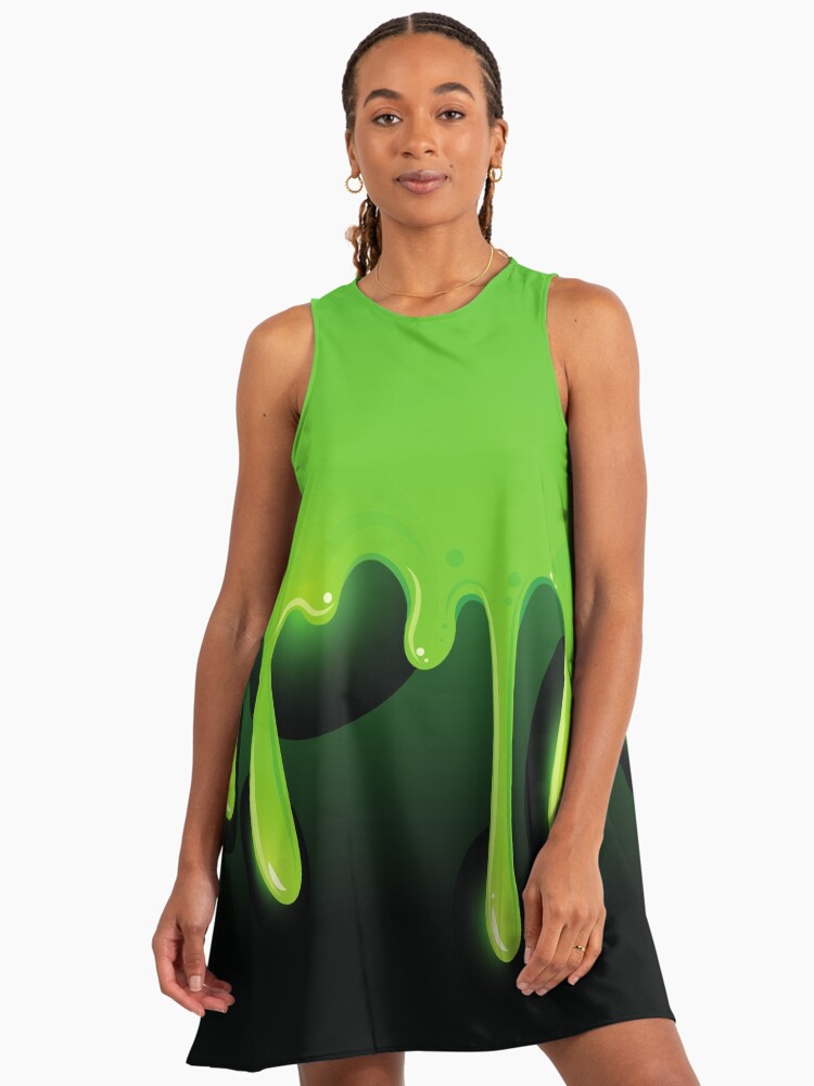 slime green dress Rosanna Dress main image 0