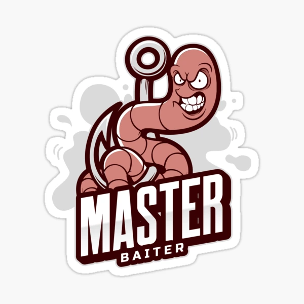 Master Baiter Stickers for Sale, Free US Shipping