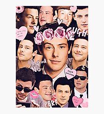 Cory Monteith Collage Photographic Print