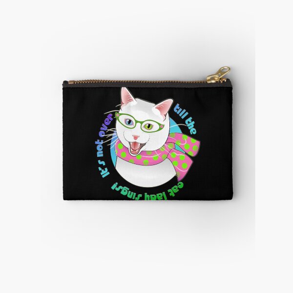 Item preview, It's Not Over Till the Cat Lady Sings! designed and sold by BlissAndKittens.