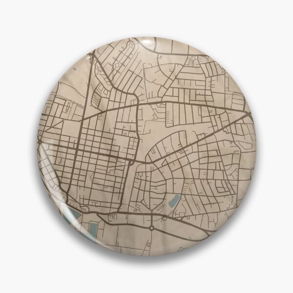 Item preview, Esbjerg Sepia Map designed and sold by CPTVDesign.