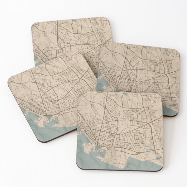 Item preview, Esbjerg Sepia Map designed and sold by CPTVDesign.