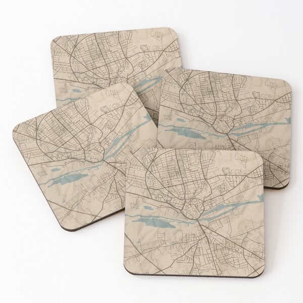 Item preview, Randers Sepia Map designed and sold by CPTVDesign.