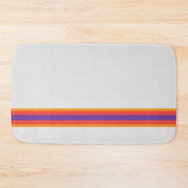 Item preview, Orange Purple White Retro Stripes designed and sold by RetroNeon.