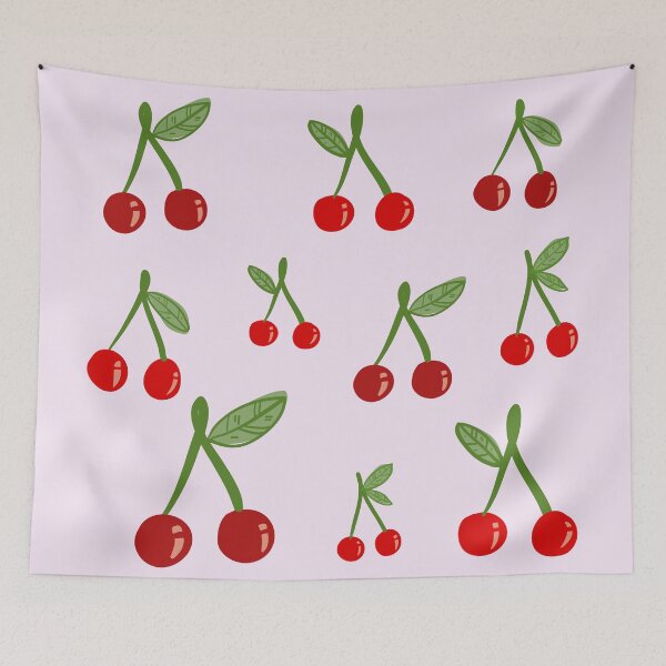 Item preview, Cherries - Fun, Bright Summer Fruit Pattern by Design by Cheyney designed and sold by designbycheyney.