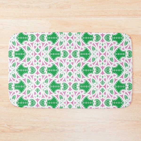 Item preview, Kowhaiwhai Miki (Green and Pink) designed and sold by LifeIsHecktic.