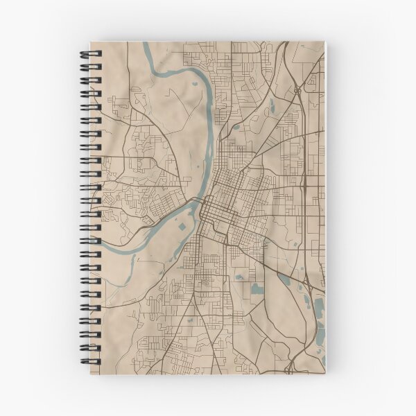 Item preview, Salem Sepia Map designed and sold by CPTVDesign.