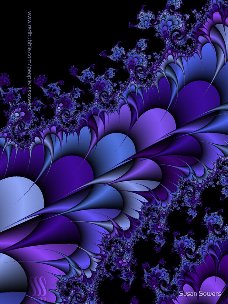 Purple Petals Fractals by SSSowers