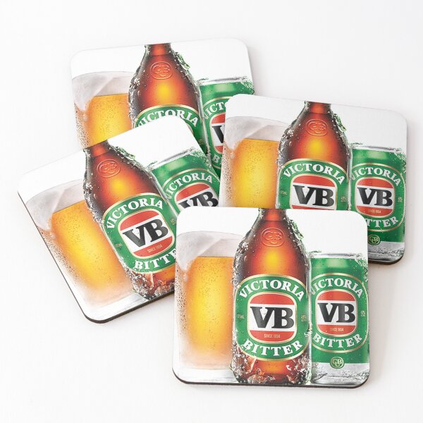 1 only VICTORIA BITTER Laundy Hotel VB Series Cricket Beer COASTER