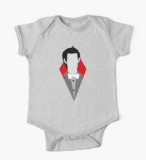 Bow Tie Alarm One Piece - Short Sleeve