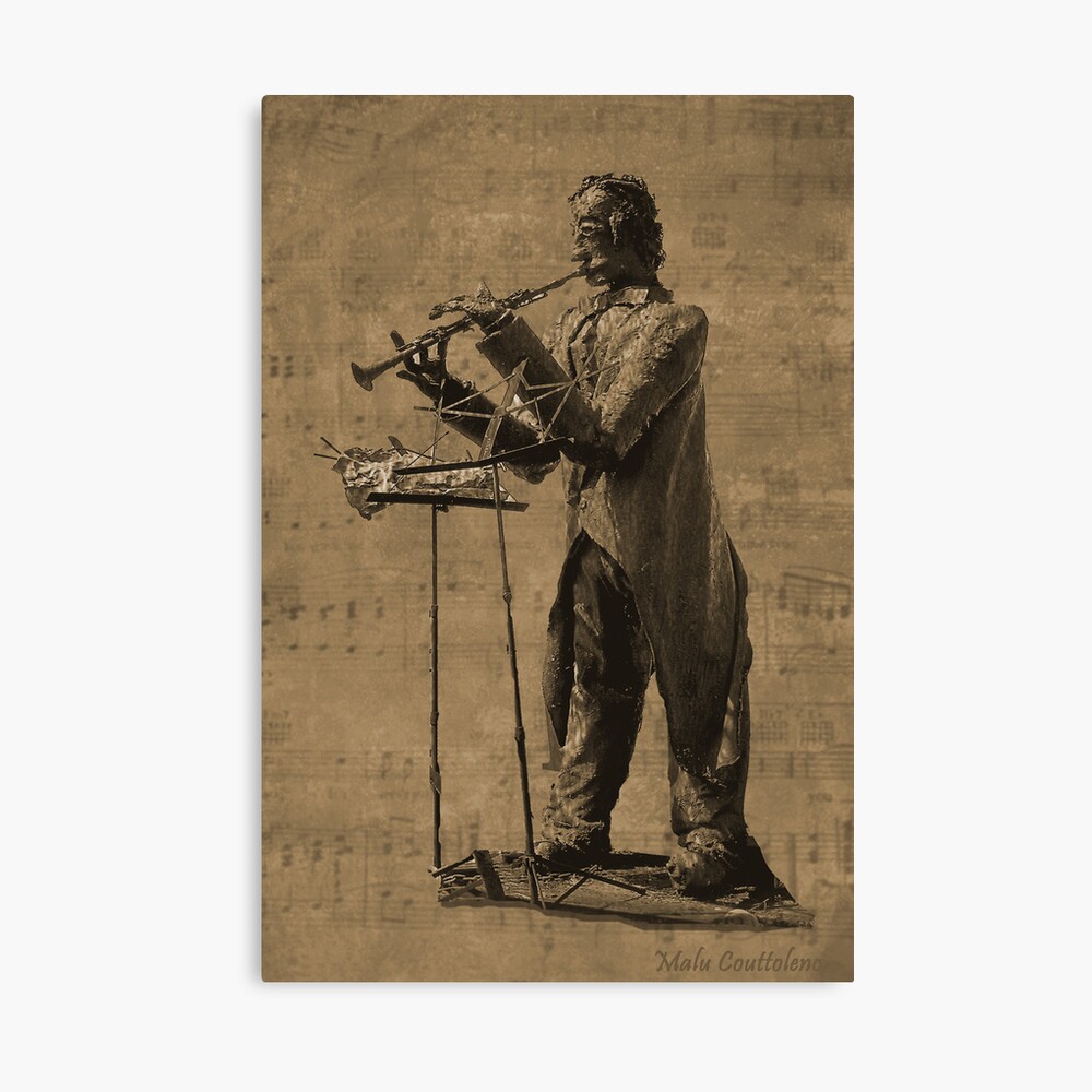 The Flute Player Canvas Print