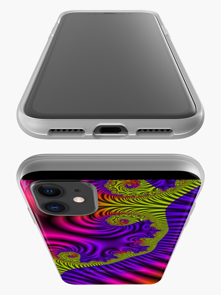 Alternate view of Fractal Ribbons iPhone Case & Cover