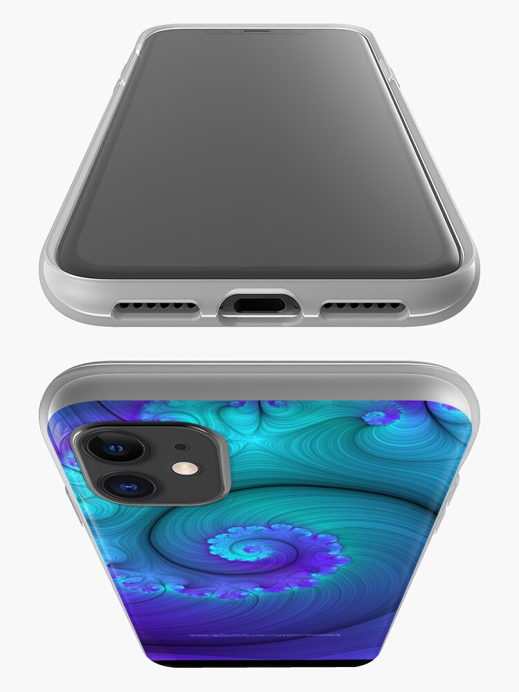 Alternate view of Designed & manipulated fractal iPhone Case & Cover