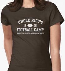 UNCLE RICO'S FOOTBALL CAMP Women's Fitted T-Shirt
